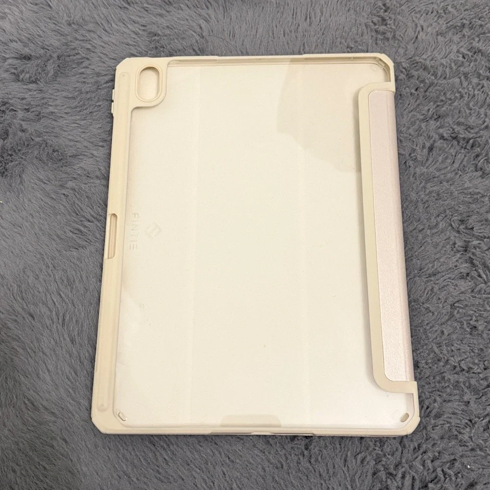 iPad Air Starlight Beige 11 inch Case with Pencil Holder